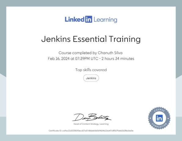Jenkins Essential Training