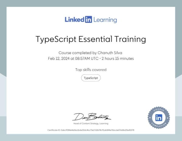 TyepeScript Essentials Training