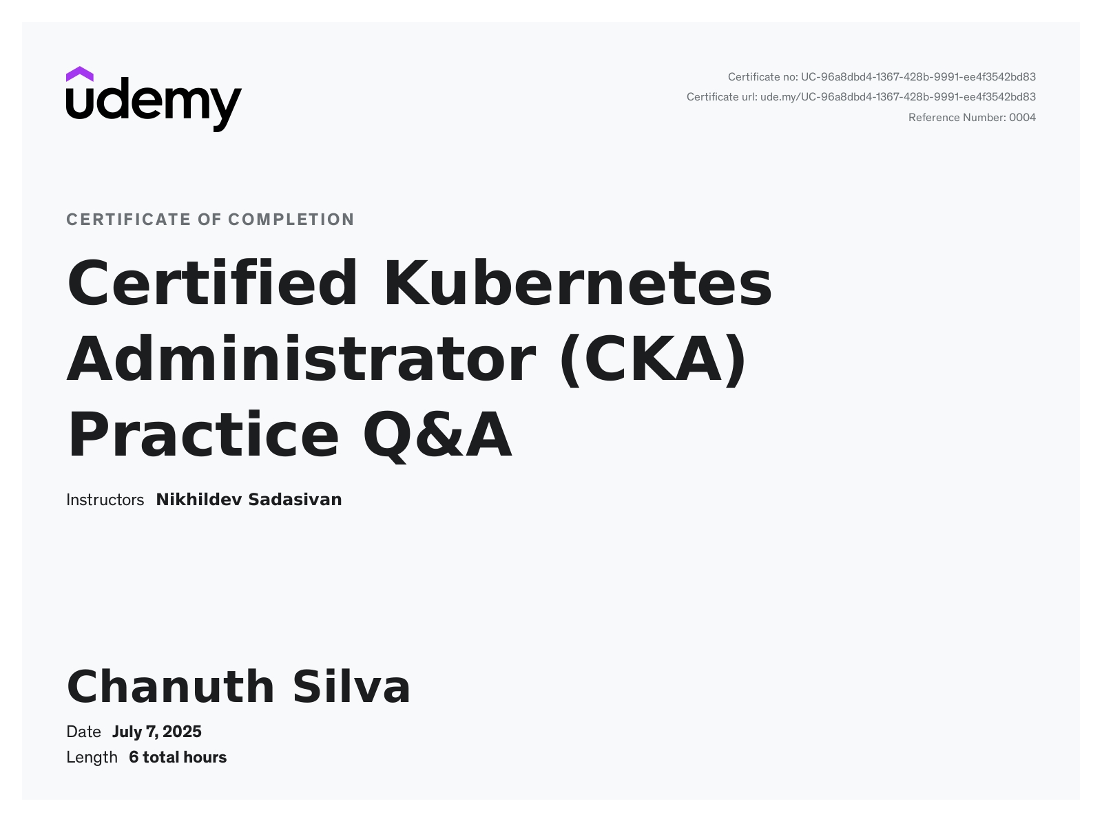 Certified Kubernetes Administrator(CKA)