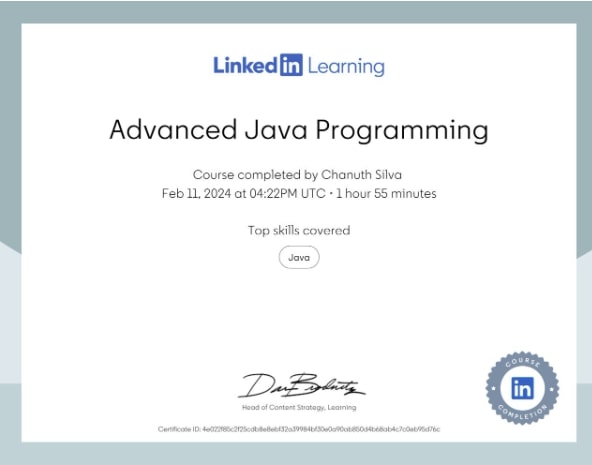 Advanced Java Programming