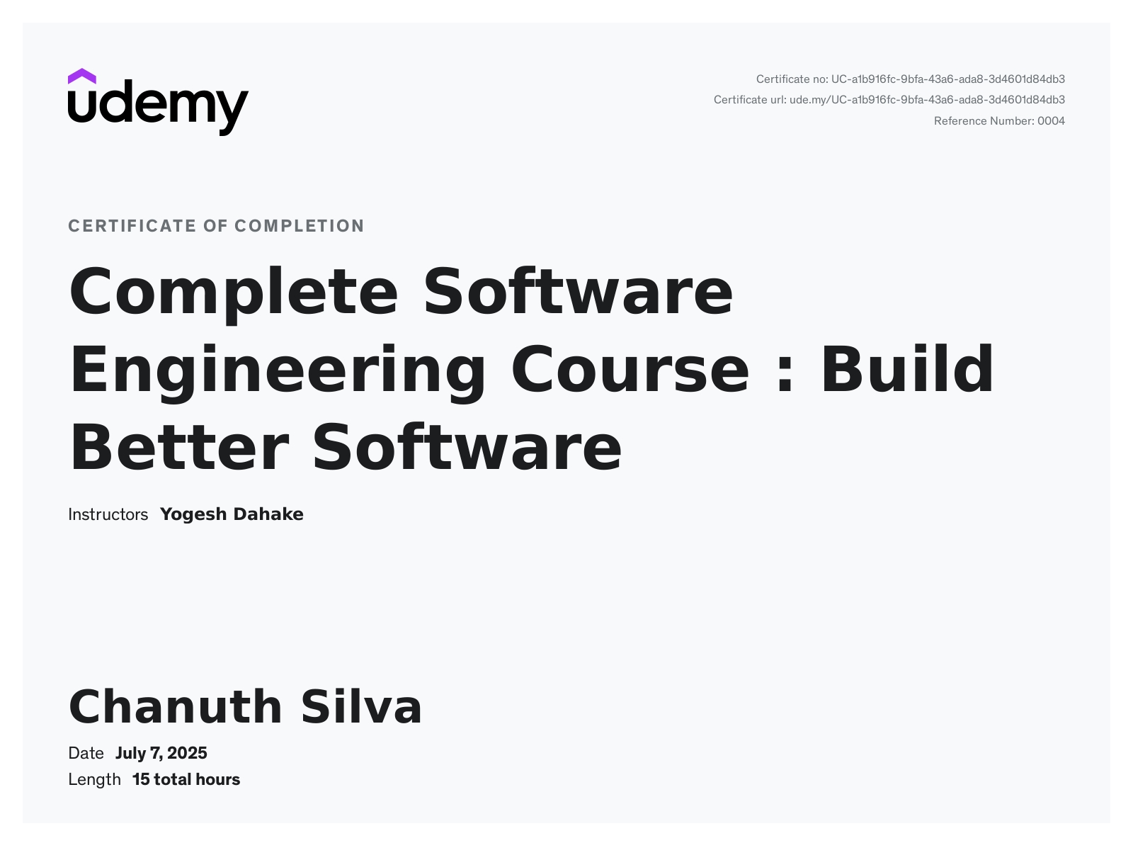 Complete Software Engineering Course: Build Better Software