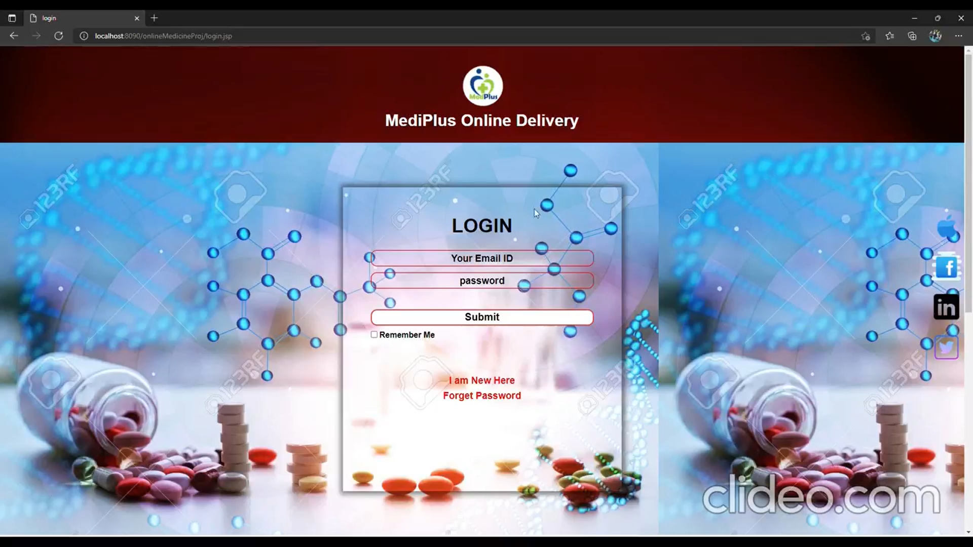 Online Pharmacy Store Web application